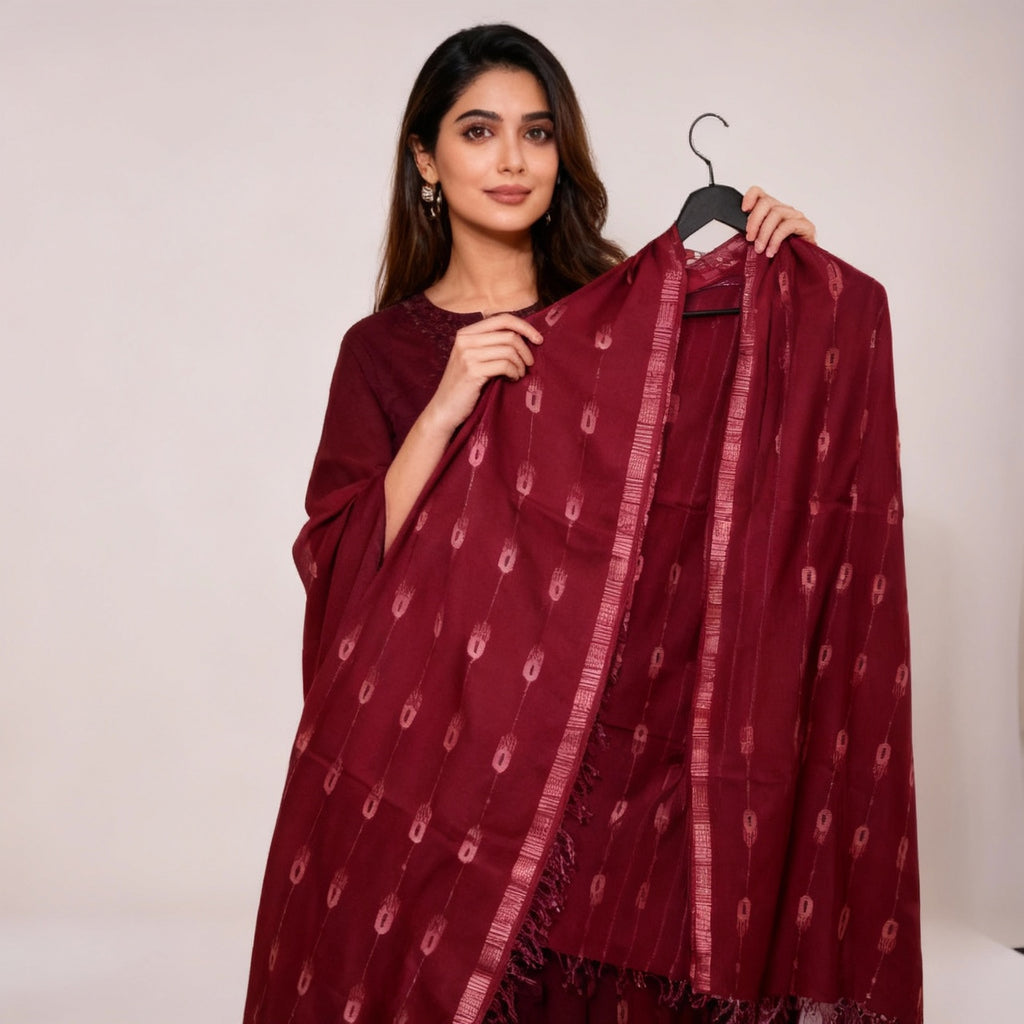 Maroon Shawl