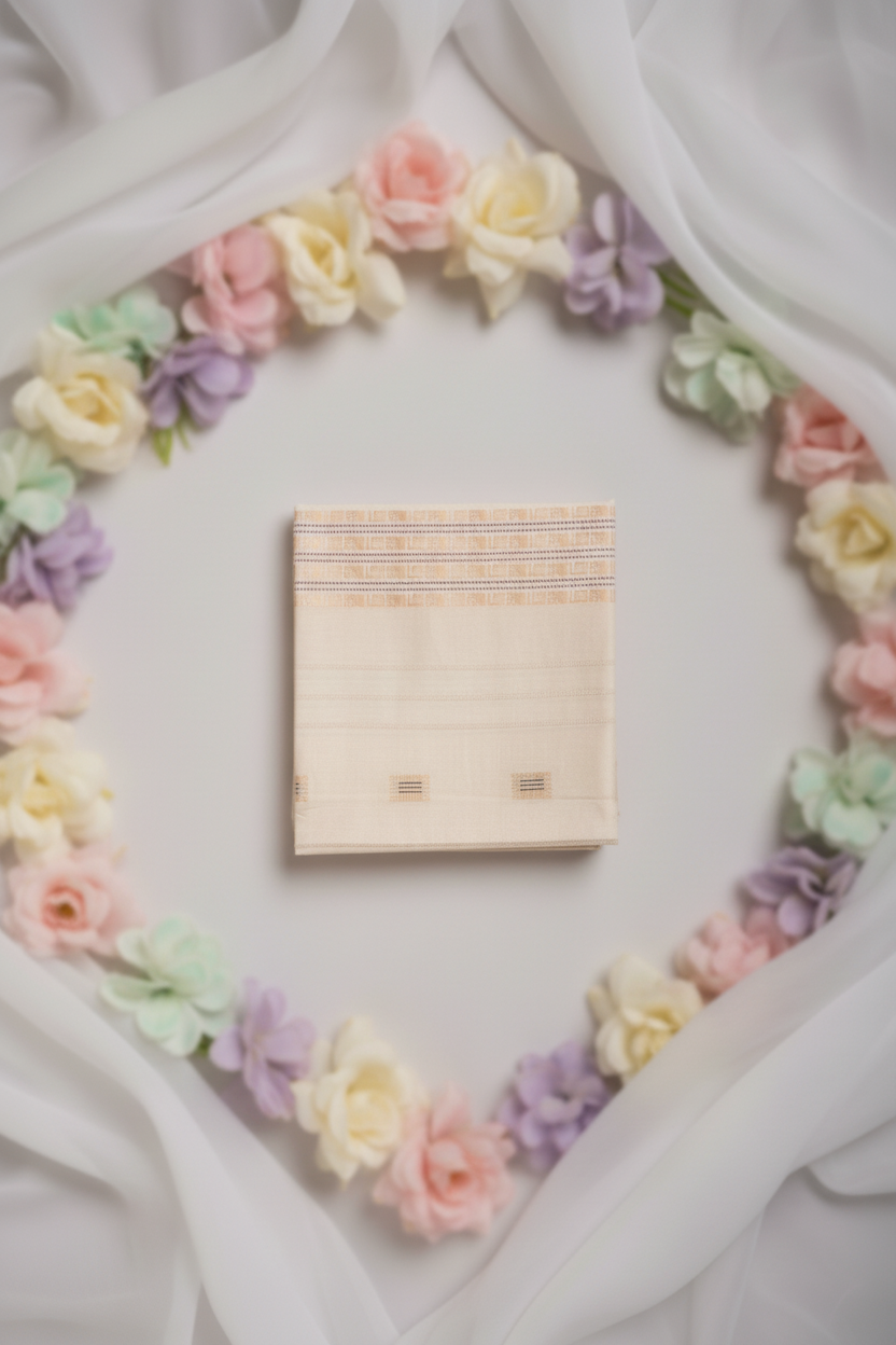 Skin Shawl Golden Border